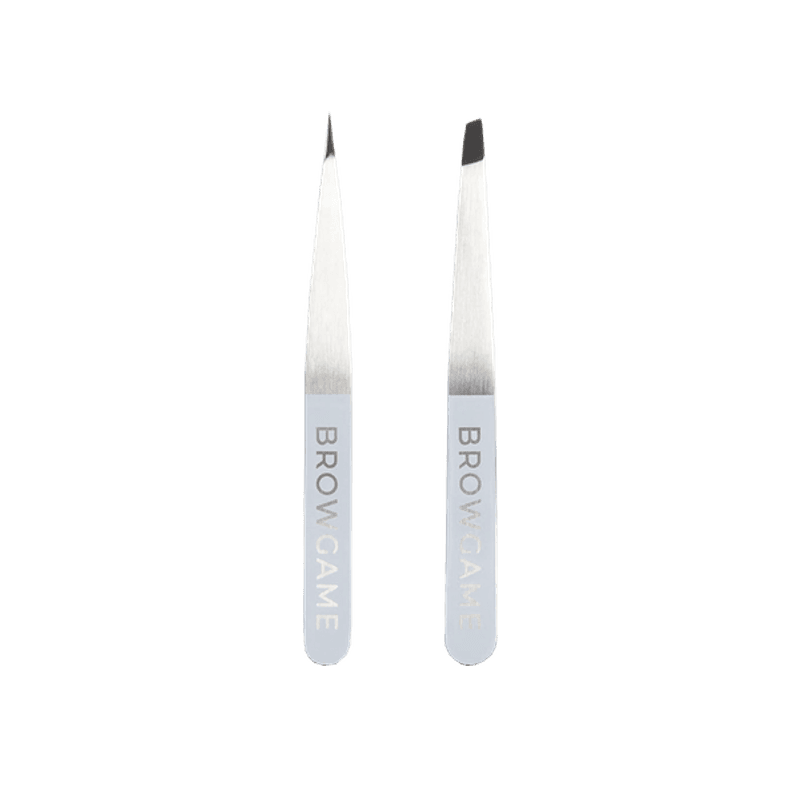 Browgame Duo Pack Tweezer Pointed + Slanted
