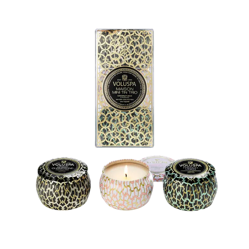 Voluspa Mini Tin Giftset 2025