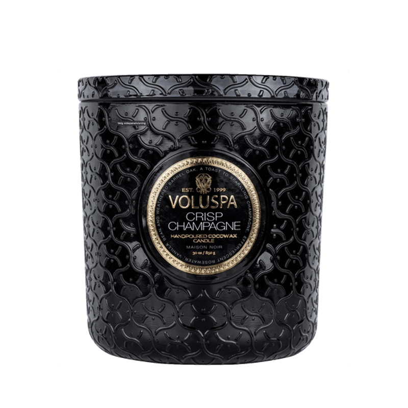 Voluspa Crisp Champagne Luxe Jar Candle 80timer 910g