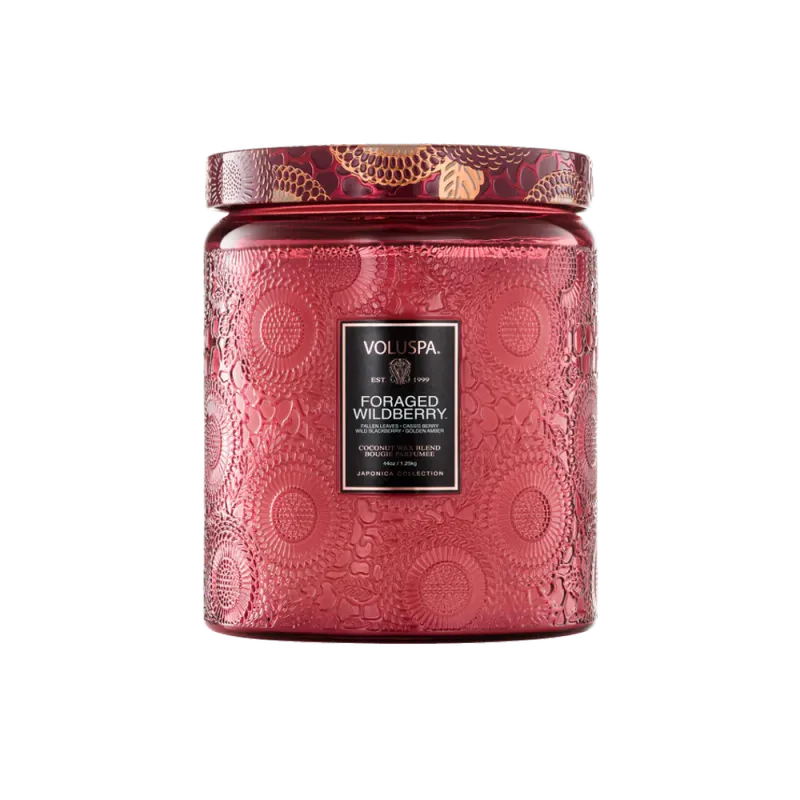 Voluspa Foraged Wildberry Luxe Jar Candle 140timer