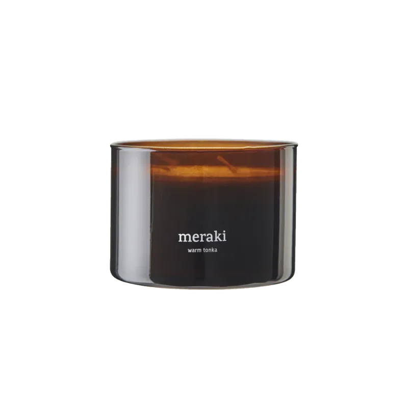 Meraki Scented Candle Warm Tonka - Brown 340g