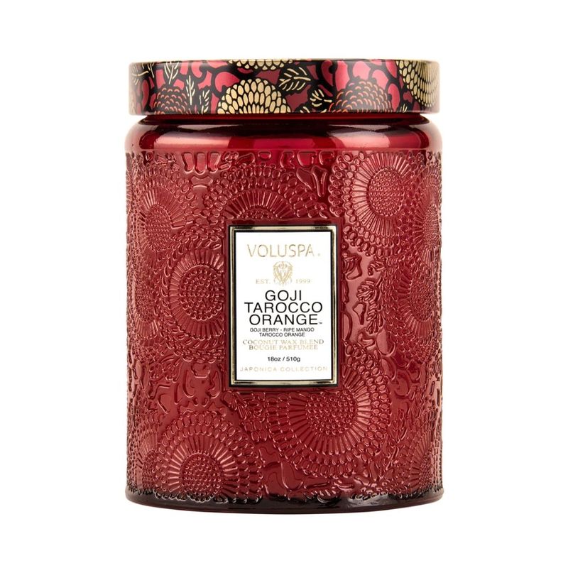 Voluspa Goji Tarocco Orange Large Jar Candle 100timer