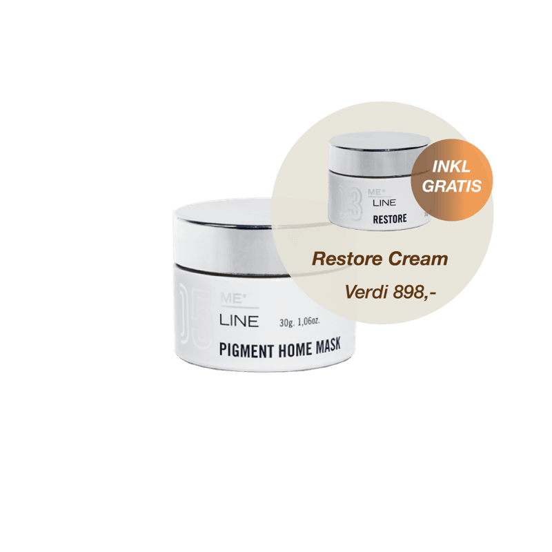 MeLine Home Pigment Mask - Få restore krem i gave! Premium Deal