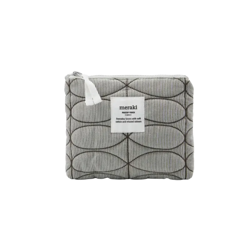 Meraki MKMentha Sminkepung - Light grey/army green