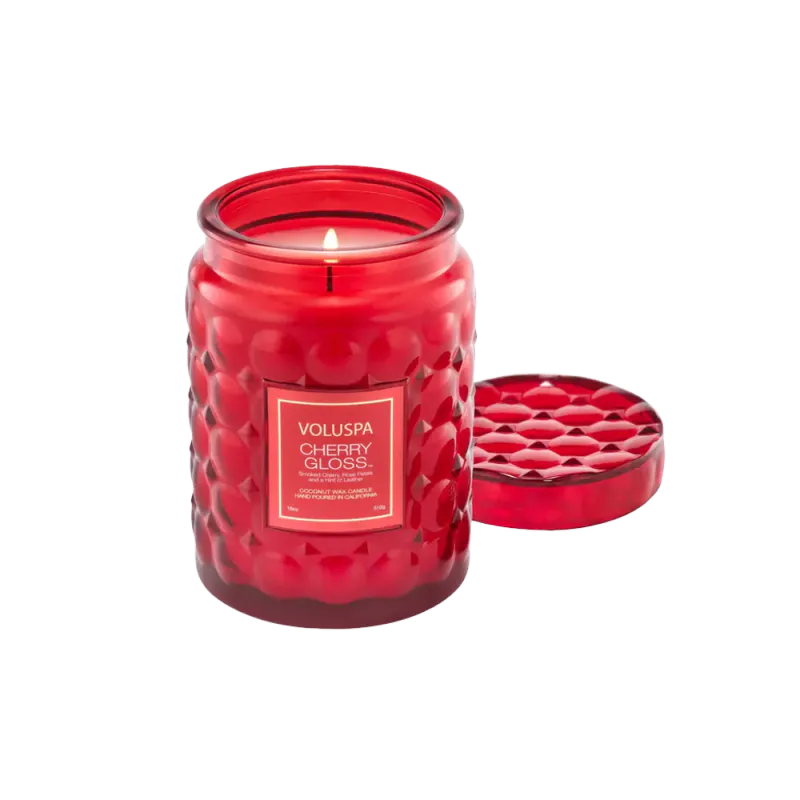 Voluspa Cherry Gloss Large Jar Candle 100timer
