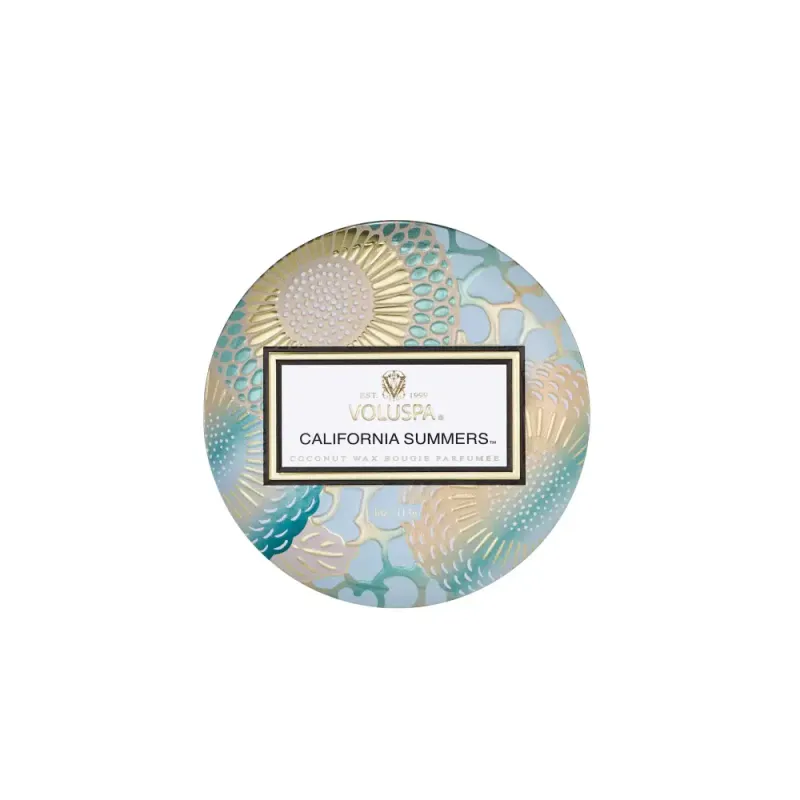 Voluspa California Summers Mini Tin Candle 25timer