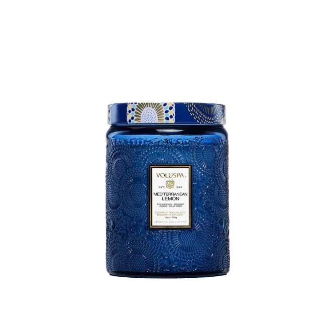 Hovedbilde Voluspa Large Jar Candle - Mediterranean Lemon