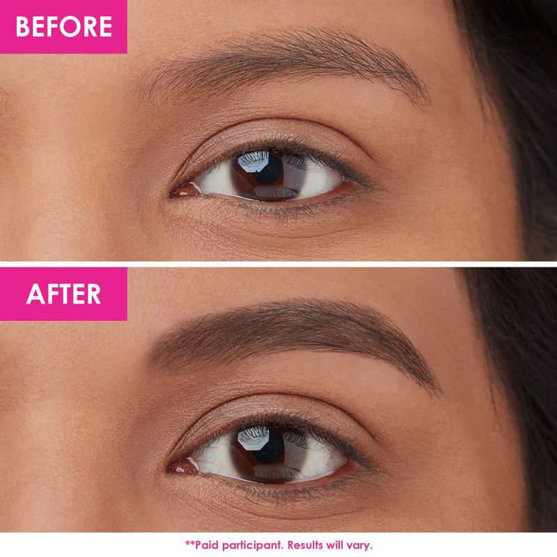 Grande BROW-FILL Volumizing Brow Gel with Fibers & Peptide Dark