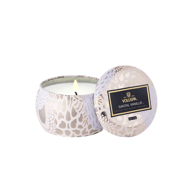 Hovedbilde Voluspa Santal Vanille Mini Tin Candle 25timer