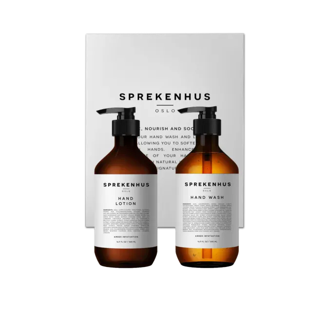 Hovedbilde Sprekenhus Hand Wash & Lotion Kit - Amber ...