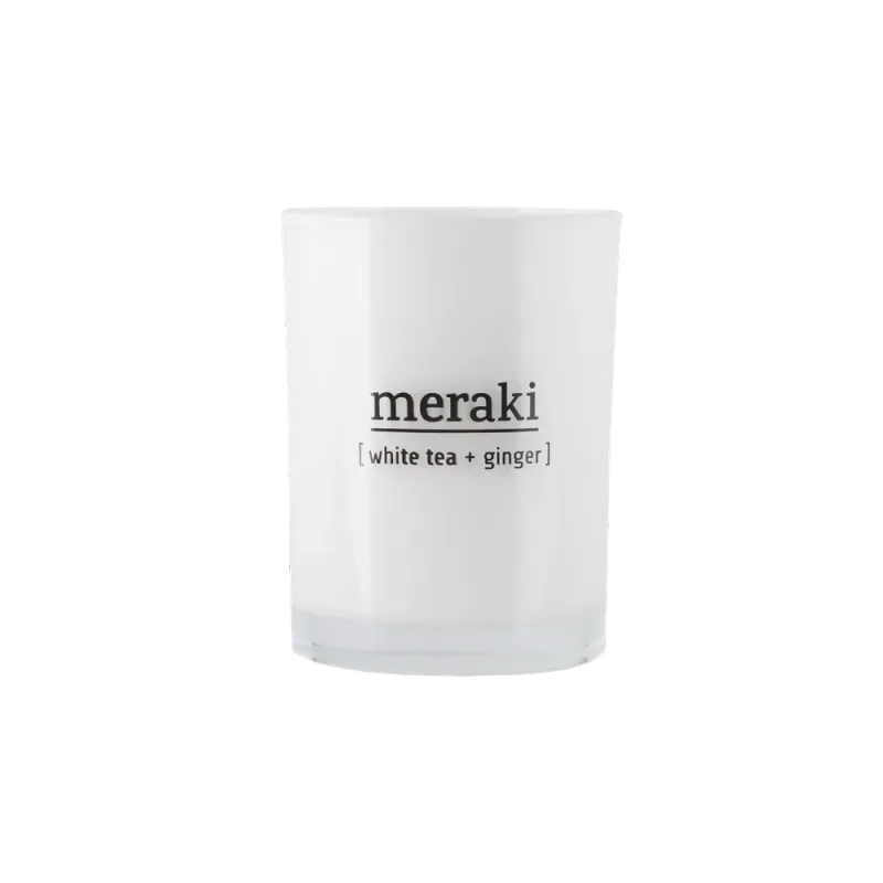 Meraki Duftlys - White Tea & Ginger